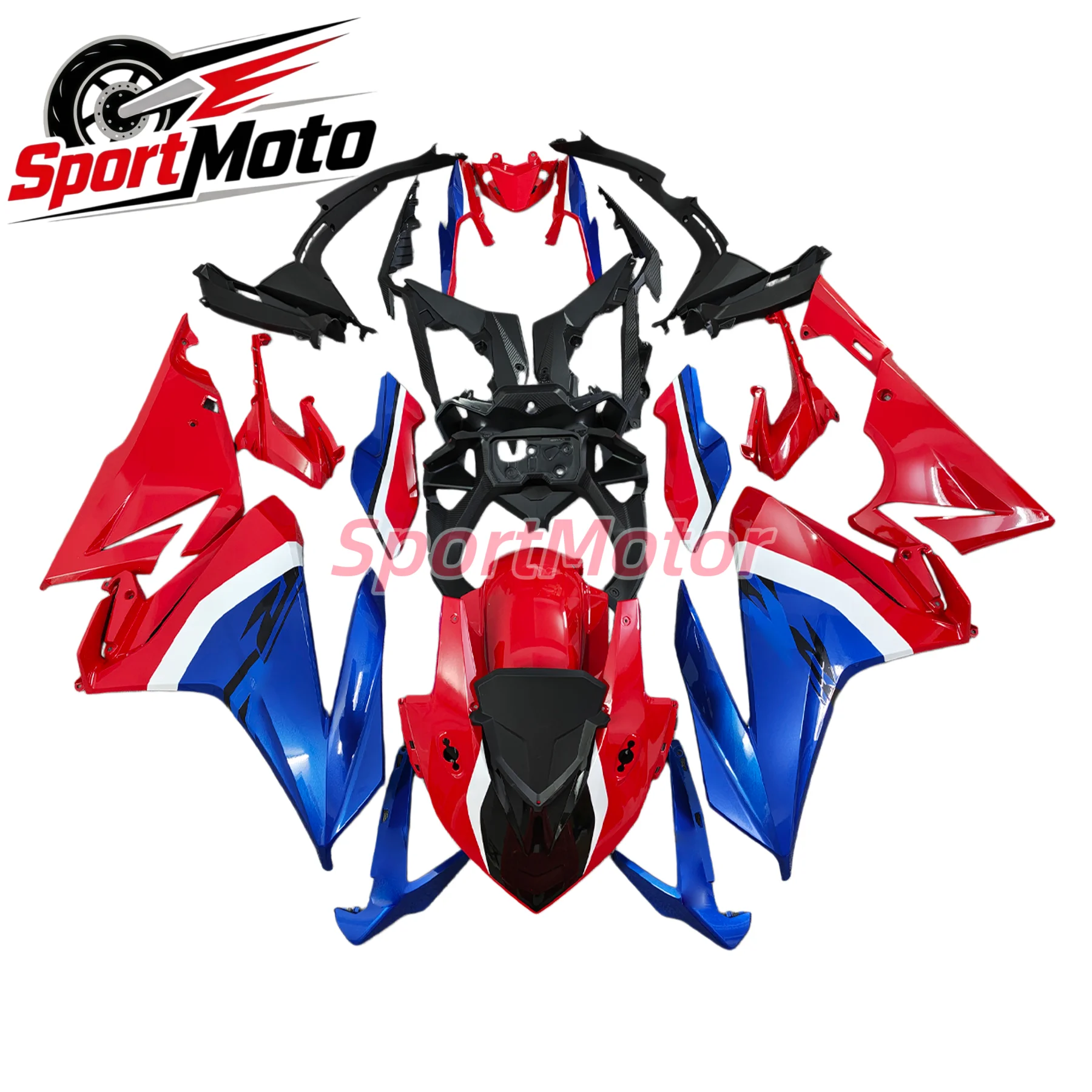 For Honda CBR500R CBR 500R 2022-2023 Body Full Fairing Kit Cowl Kit Motorcycle Bodywork ABS Injection Red Black