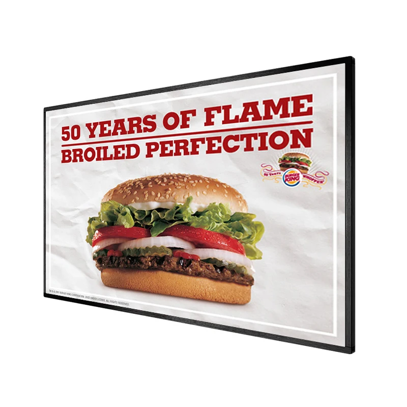 22 32 43 55 Inch Indoor Advertising Machine LCD Display Hanging Wall Mounted Digital Signage for Retail Shop Mall Business