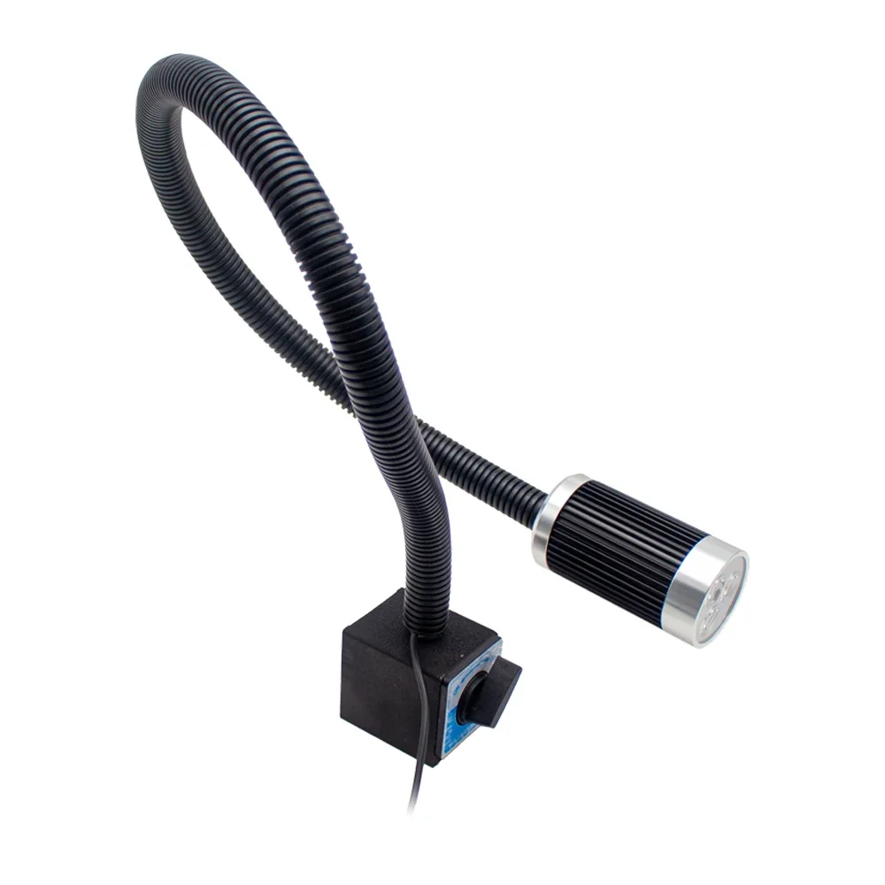 Сильное магнитное основание, светодиодный токарный станок, рабочий свет, станок, супер яркая лампа для токарного станка с ЧПУ, промышленная настольная лампа, 9 Вт, переменный ток, 100-240 В