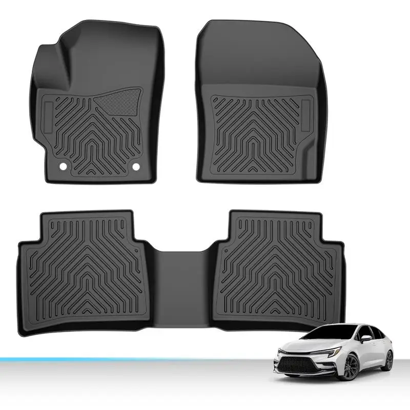 

Car Floor Mats For Toyota Corolla Sedan 2020-2024,All Weather Protection Rubber Liners,Waterproof Anti-slip Durable Floor Mats