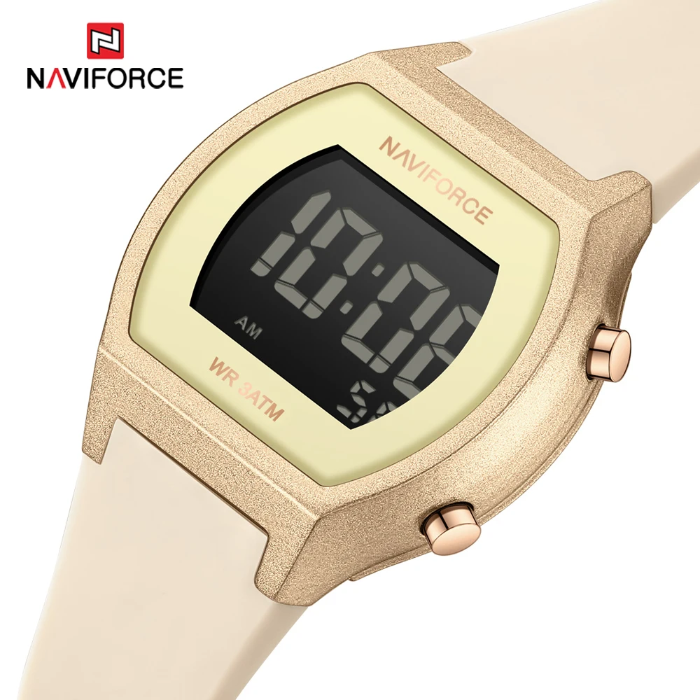 

NAVIFORCE Топ Элитный Бренд Цифровые Кварцевые Наручные Часы Модные Элегантные Водонепроницаемые Женские Платье Часы для Женщин