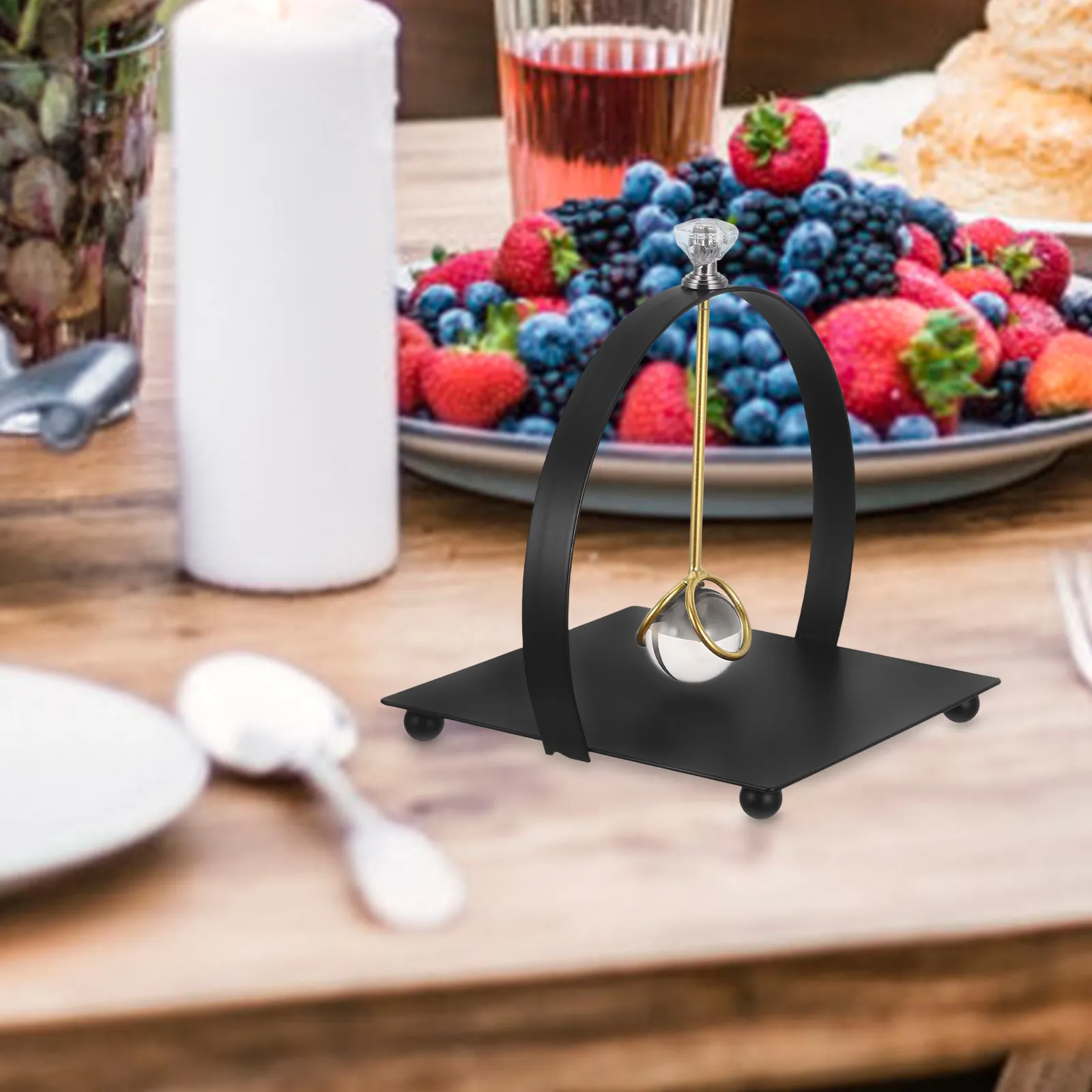 Metal Rustic Paper Napkin Holder Kitchen Dining Table Tissue Dispenser Organizer Large Capacity Decorative Countertop