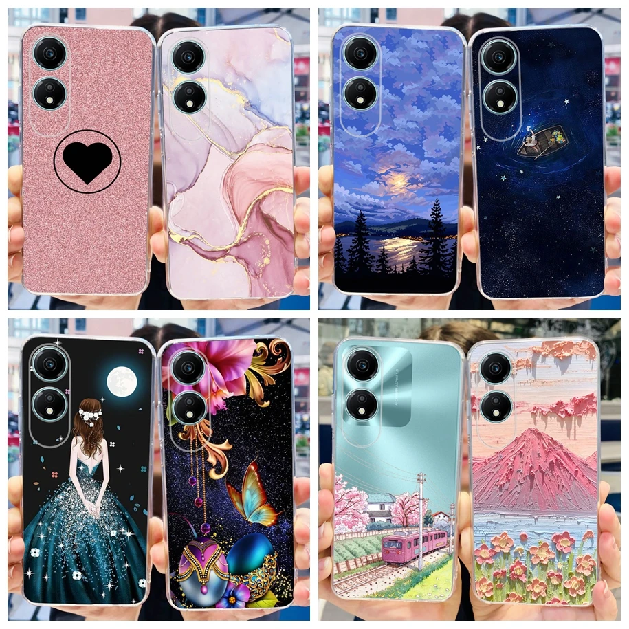 For Honor X5 Plus 2023 Case Popular Marble Printed Soft Silicone Phone Cover For HonorX5 X 5 X5Plus VNA-LX2 Funda HonorX5 Hoesje