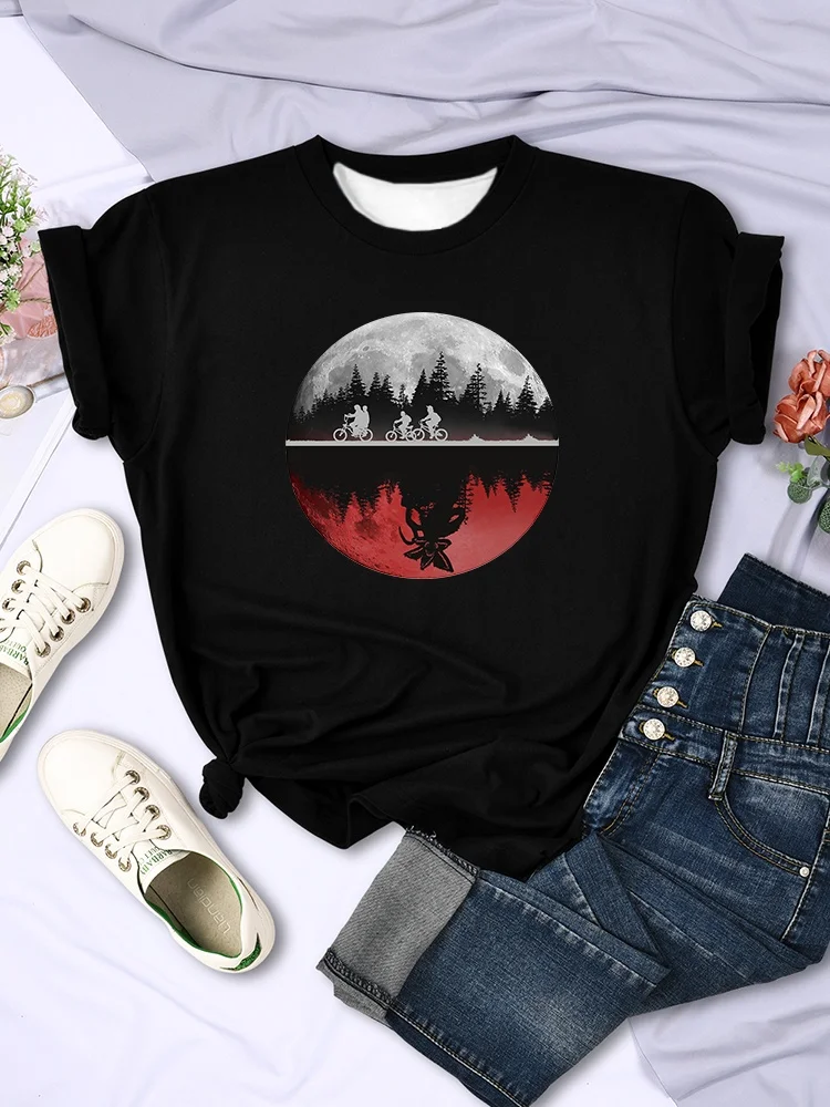 Dernier drame fantastique Thriller, T-shirt à thème imprimé en 3D, monde inversé, vélo, démon de l'enfer, Costumes de cosplay de monstres