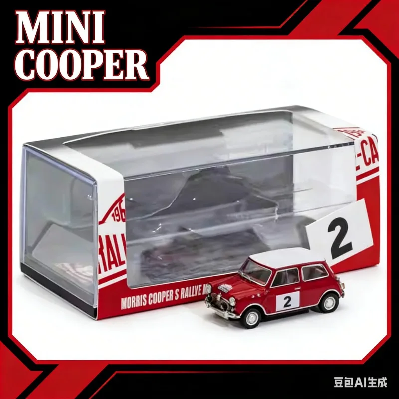 

GCD 1:64 Morris BMW MINI 177# Monaco Racing Alloy Die-Cast Model Adult Collectible Realistic Static Figurine Boys' Toy