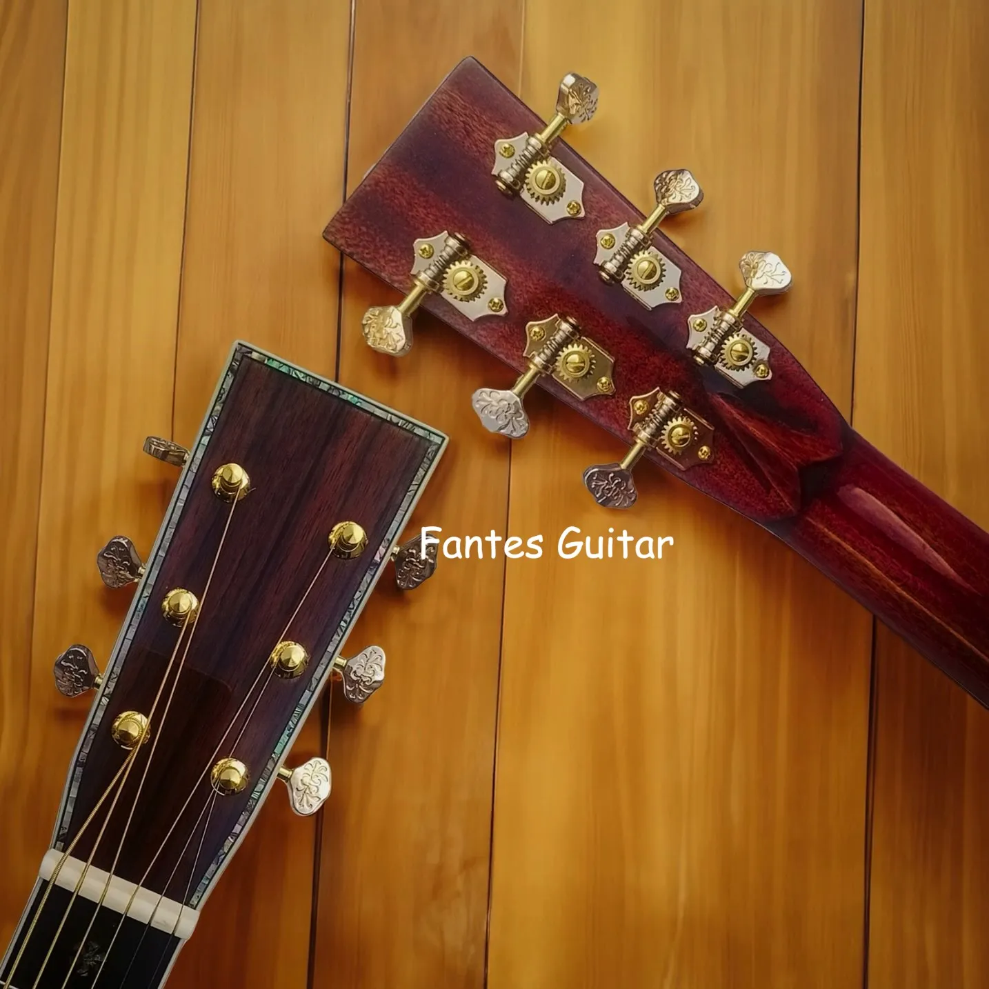 Custom OM-42 Adirondack Wood with Solid BR Rosewood Back Side Acoustic Guitar 43~48 Nut Width
