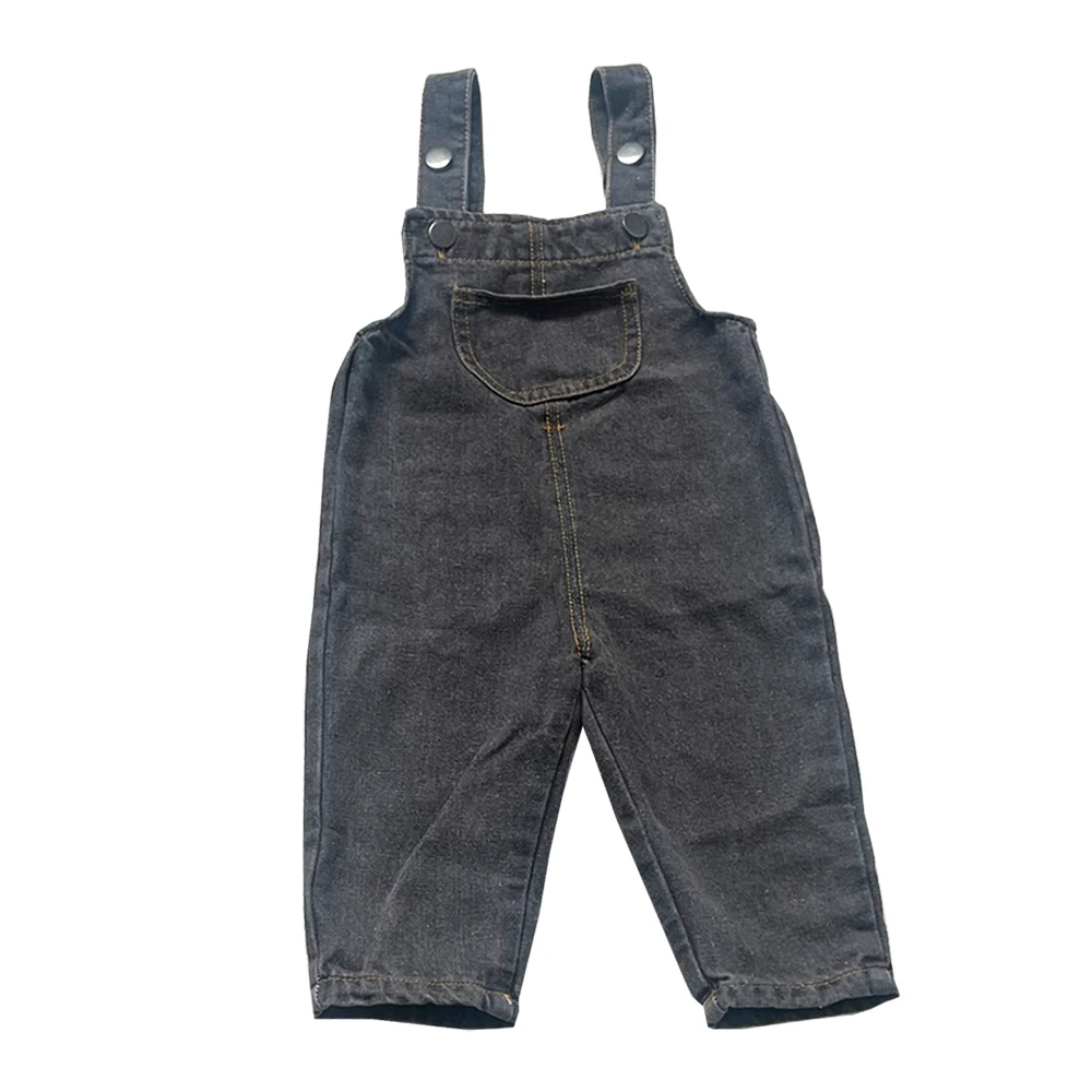 MILANCEL Neue Ankunft Kinder Kleidung Baby Mädchen Jungen Overalls Solide Kurze Stil Kleinkind Denim Overol Overalls – Detail 3