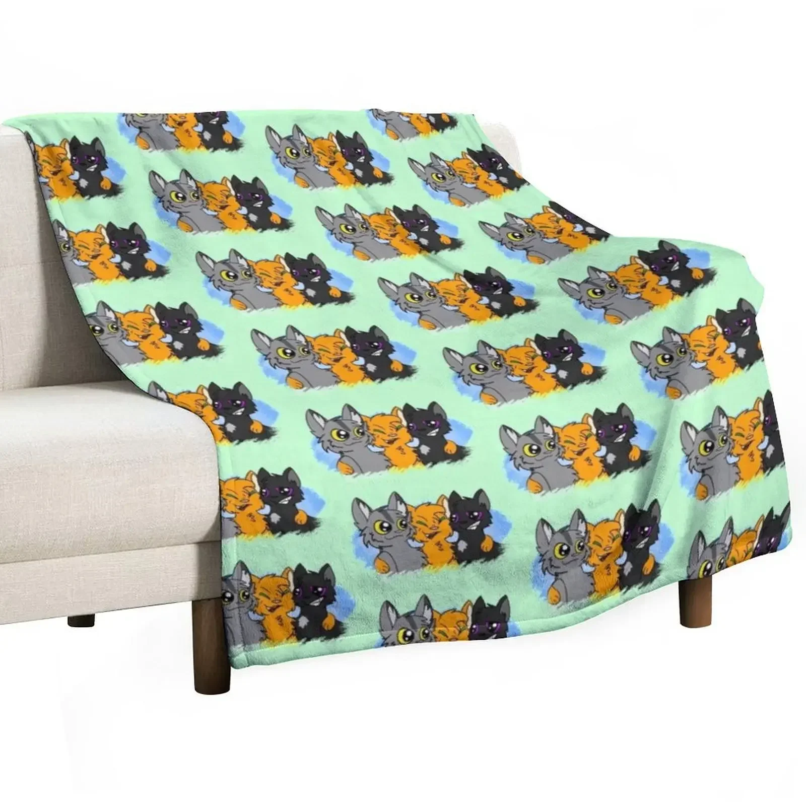 

Firepaw's friends Throw Blanket Decorative Beds Furrys Blankets For Sofas for babies Blankets