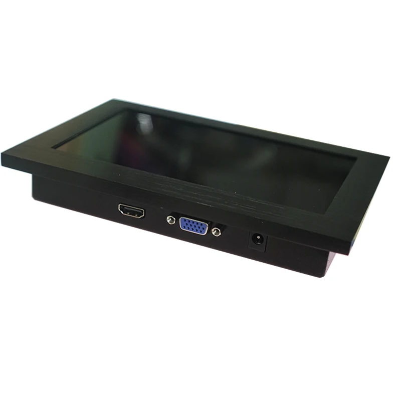 7 inch high brightness open fame front IP65 waterproof LCD monitor with HD VGA input