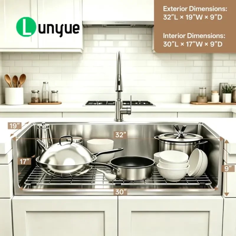 Smart Waterfall Workstation Kitchen Sink 304 Stainless Steel Modern Large Capacity Multi-functional Washing Station for Home