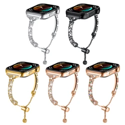 For Huawei Watch Fit 3 4 5 Strap Stainless Steel Belt Diamond Smart Watch Chain Bracelet Correa for Huawei Fit 4pro 5pro Band