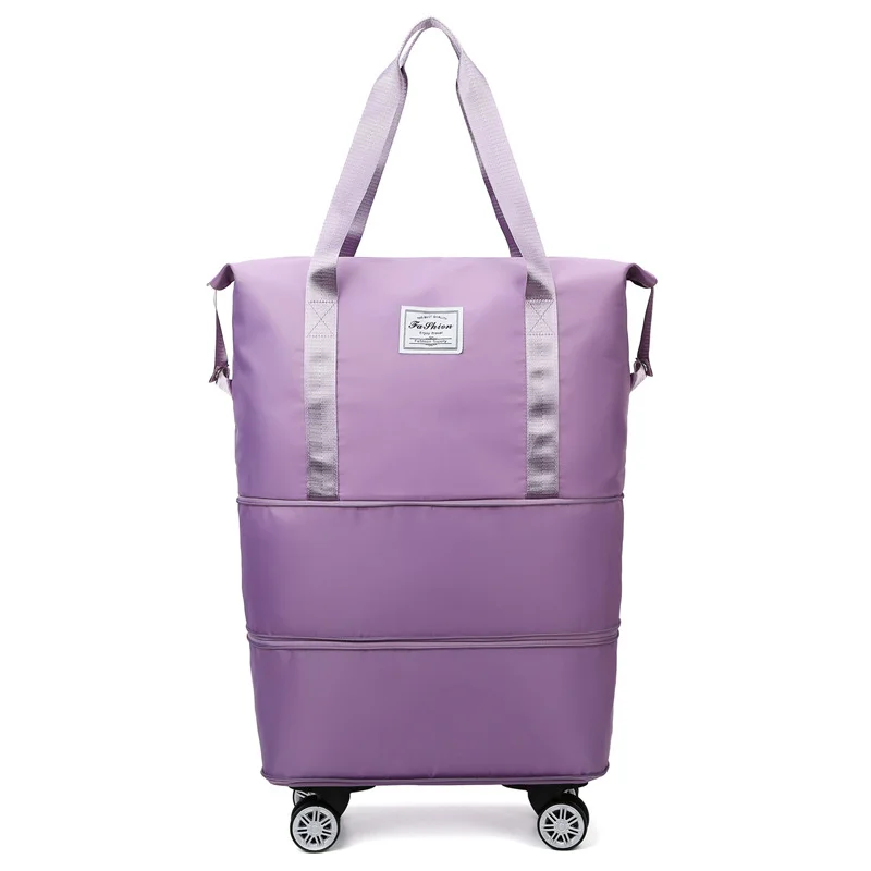 Expandable Travel Duffel Bag - 3Layer Expandable, Extra Large Capacity, with Omni-directional Wheels, Vacation Luggage Bag image 3