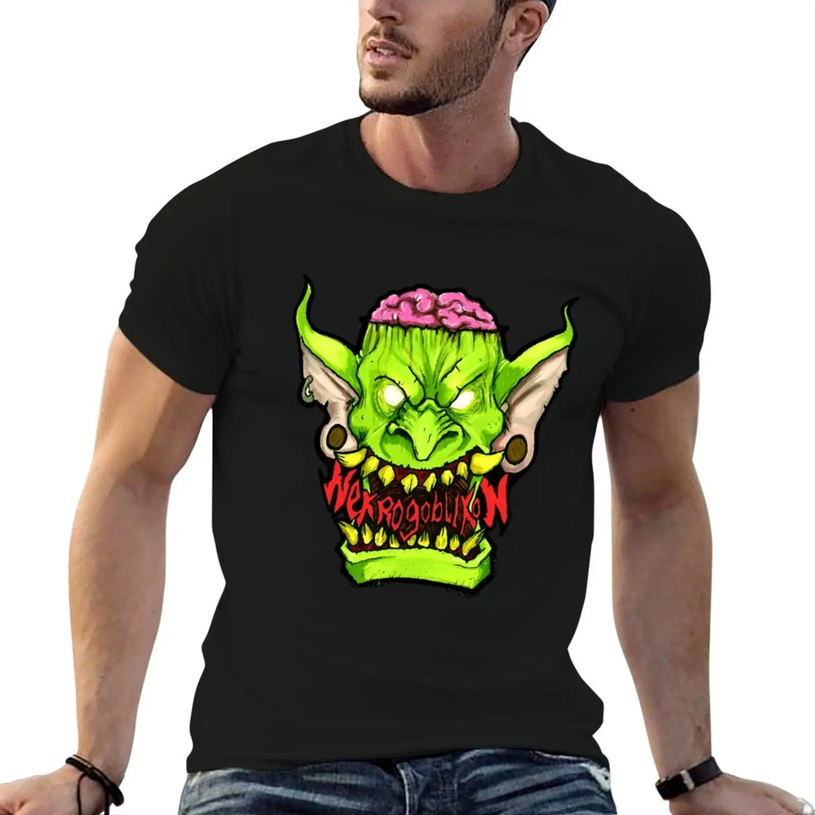 

Nekrogoblikon Merch T-Shirt t shirts for man pack white t shirts for man cotton soft t shirts for man cotton funny T-shirt