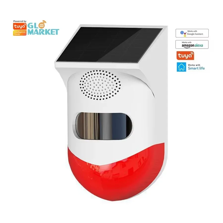 

Smartier Tuya Smart Motion Pir Sensor Solar Wifi Infrared Remote Control Detector Siren Alarm System