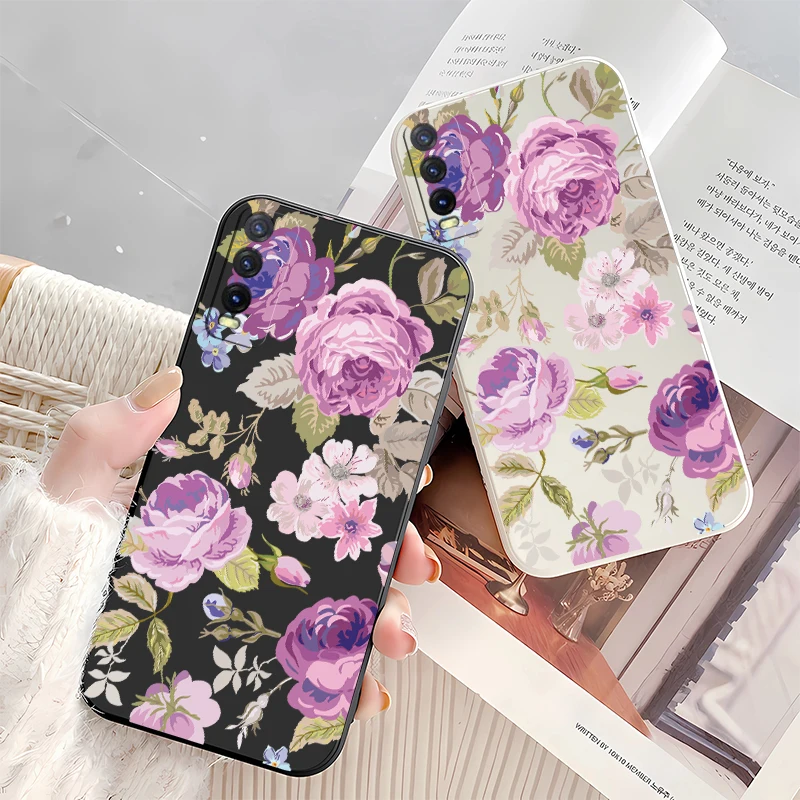 جراب هاتف لهاتف Vivo Y21 Y21S Y21T Y21A Y20I Y20 Y19 Y16 Y04 Y02 Y02S Y22 2022 Y22S Y12S غطاء مقاوم للصدمات من السيليكون