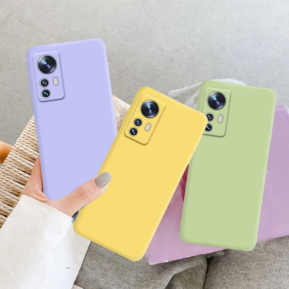 Liquid Silicone Phone Cover for Xiaomi Mi 12 12S 12X 12T 13 Pro Mi12 Lite NE Mi 13 Pro Mi13 Lite Civi 1 2 3 5G Case