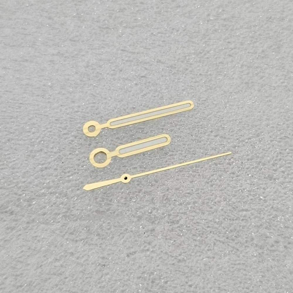 Nuovi accessori per la modifica dell'orologio Lancette dell'orologio Oro rosa Argento Bordo nero Bianco Adatto per movimento automatico NH35/364R /7s