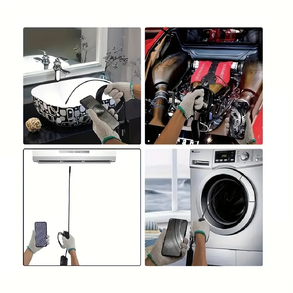 7MM/8mm Android Endoscope Camera 3 IN1 Micro USB Type C Borescope Mini Camera Waterproof LED Car Inspection For HUAWEI XIAOMI PC - view 6