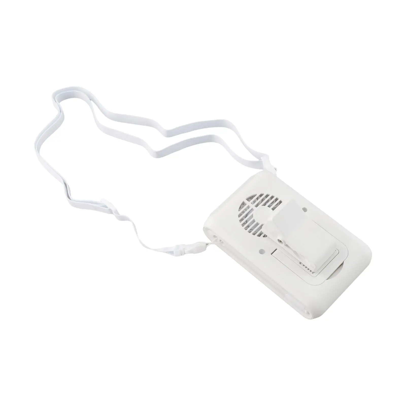 

Backpack Fan Neck Handheld Fan Hands-free Operation White Duct 360 Airflow Hands-free Design Multi-functional Use