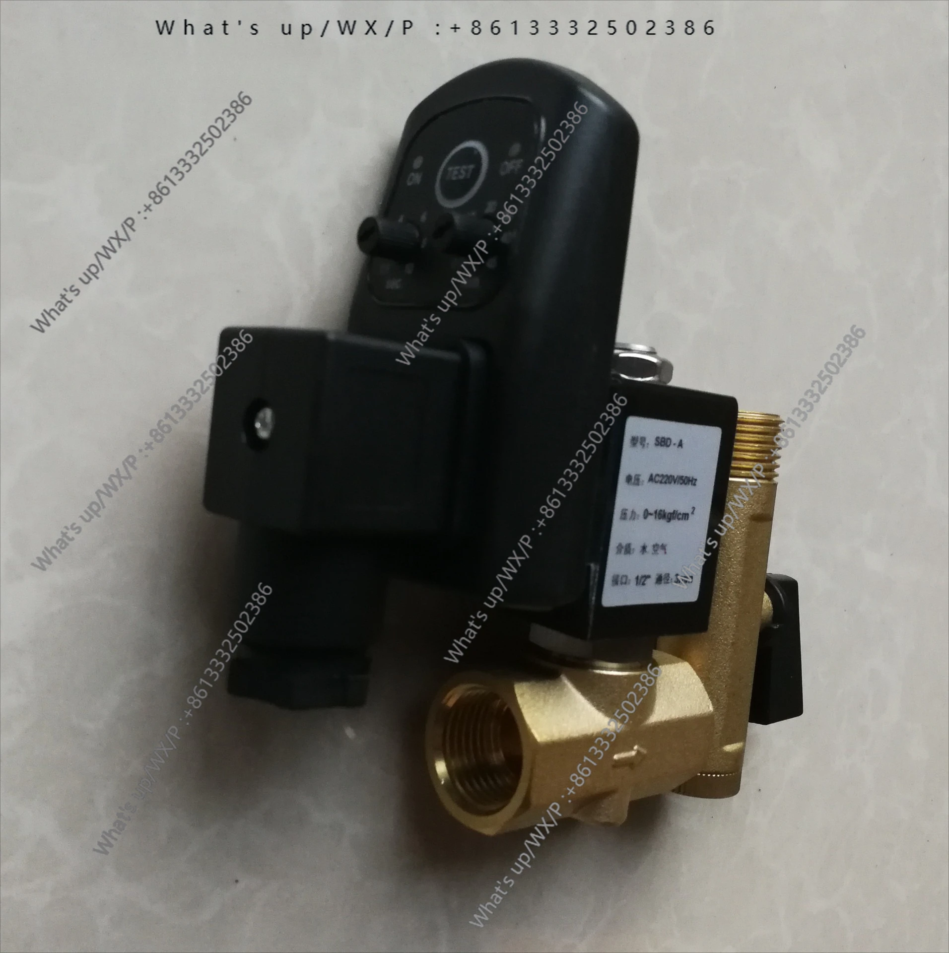 

Медный электромагнитный клапан с регулятором времени Электронный сливной клапан SBD