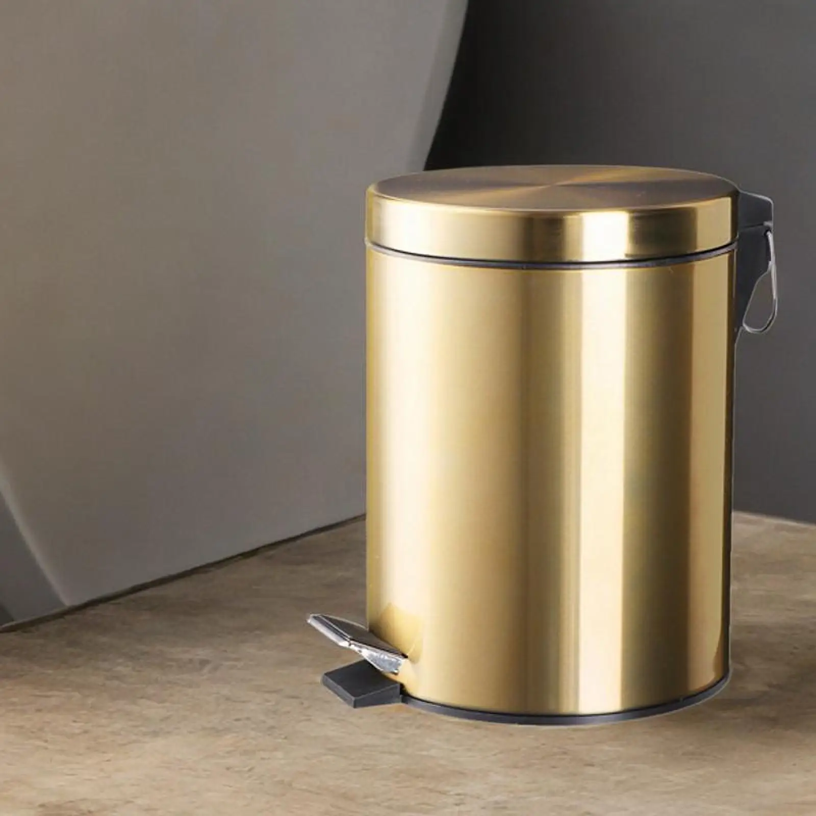 Slim Step Trash Can para casa, Passo lixeira, Pedal Bin, Quarto e WC