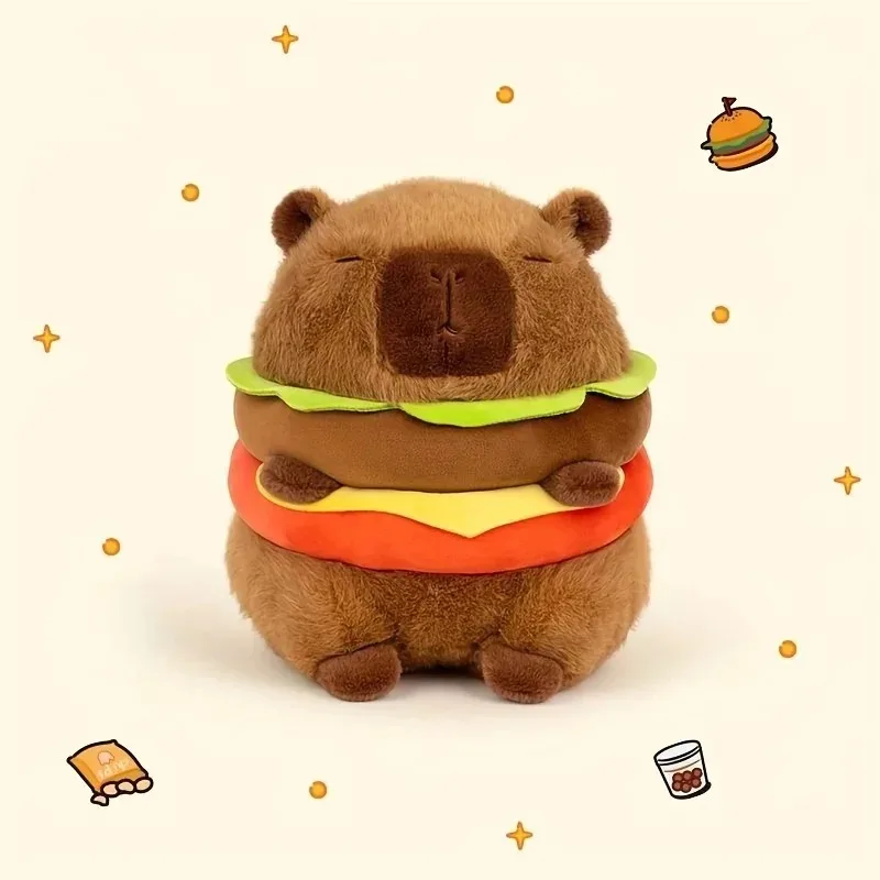 23cm Capybara peluche simulazione Capibara Anime Fluffty giocattolo bambola carina animali di peluche bambola morbida peluche regalo del