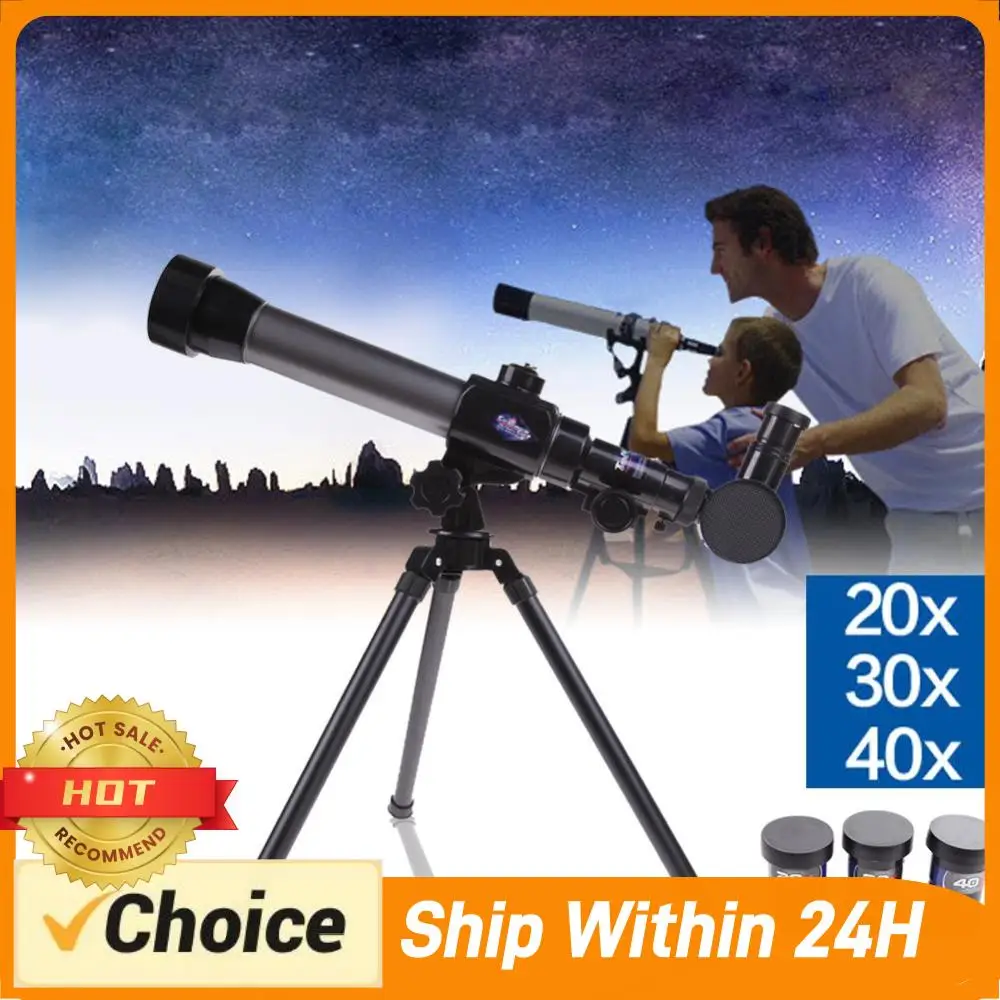 

Учебный астрономический телескоп-рефрактор для студентов, с вертикальным вращением на 340 градусов, учебное пособие