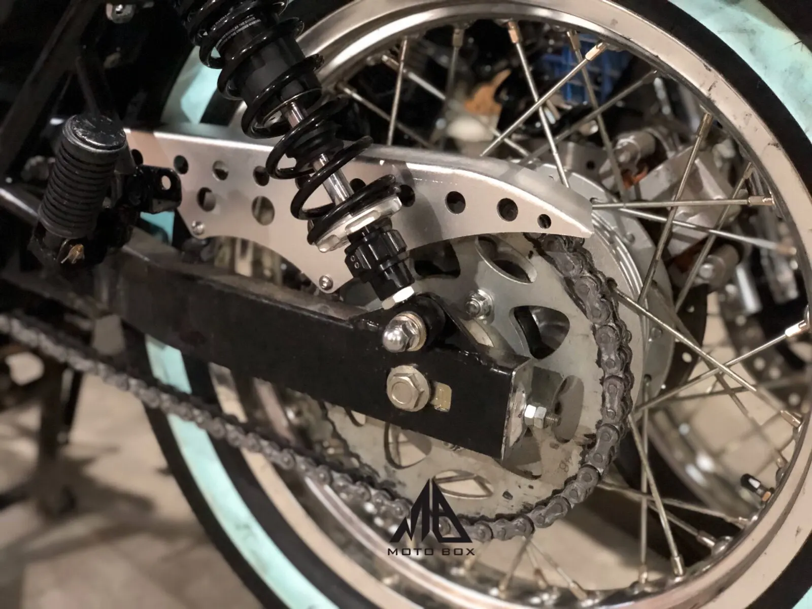 【Premium】For Imperial BJ400 chain cover, aluminum alloy oil barrier cover, crankset chain cover protection cover, large fly cove