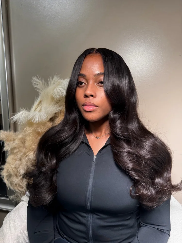 Body Wave Brazilian Human Hair Wig 200% Density 32 34 Inch 13x4 13x6 HD Transparent Lace Front Wig Natural Black for Women HD Lace