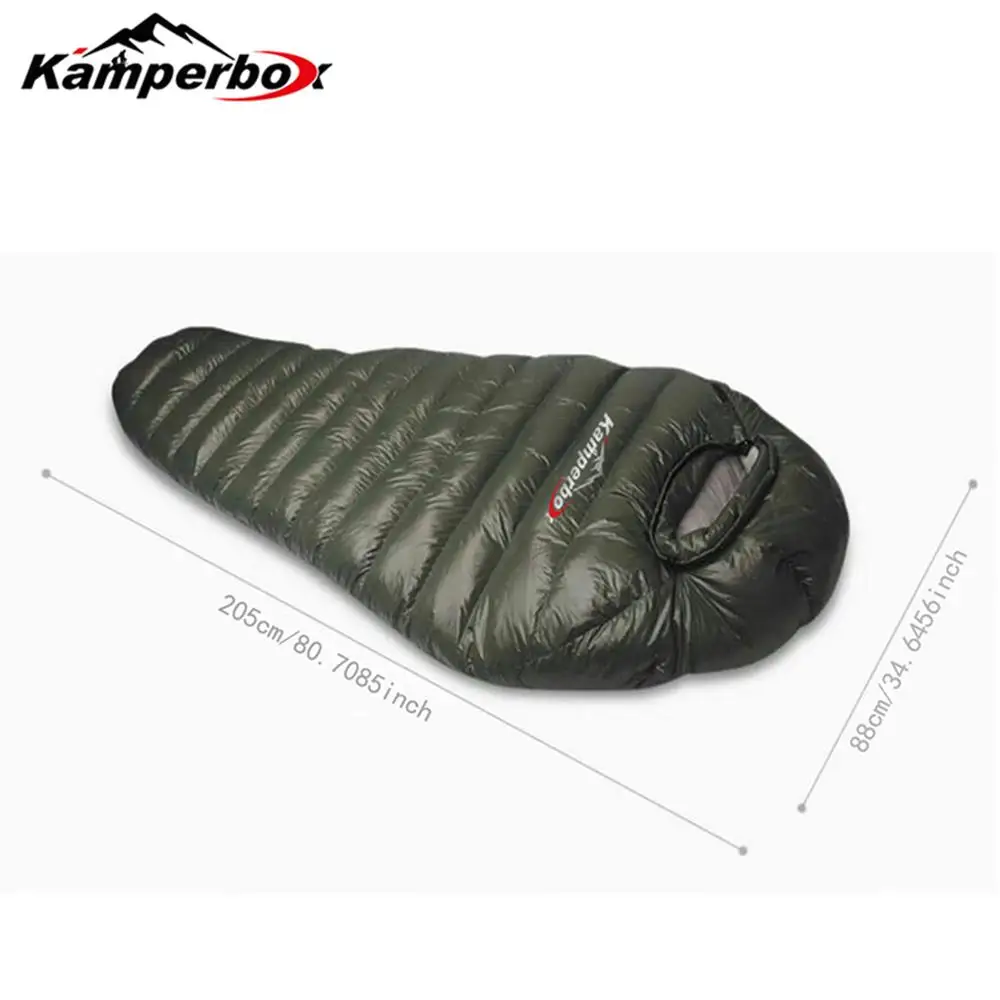 Kamperbox Waterproof Winter Sleeping Bag - Outdoor Camping Down Bag for Warmth