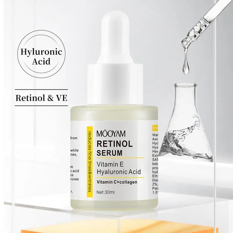 Skin Tightening Essence Vitamin E Hyaluronic Acid Skin Wrinkles Repair Essence 30ml Face Wrinkles Repair Serums For Skin Care