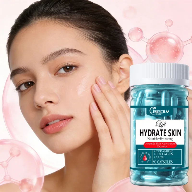 Ceramide Skin Care Essence Capsules, Moisturizing and Nourishing, Suitable for Facial Care, Can Be Used for Personal Use or as a Gift for Friends and Family