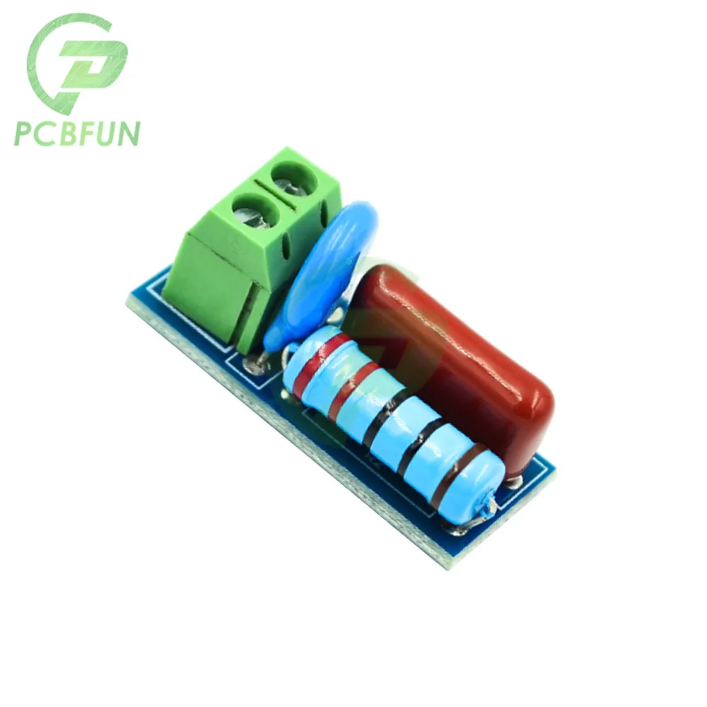 1-10P 1PC RC Absorption/Snubber Circuit Module Relay Contact Protection Resistance Surge RC Absorption Circuit Module