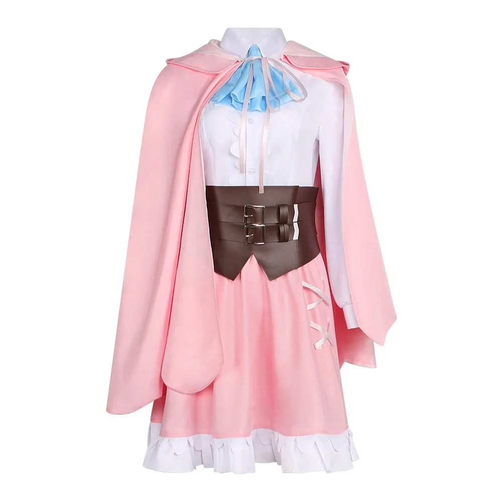 Anime Re Life in A Different World From Zero Ram Rem Cosplay Costume Woman Maid Outfit Cape Skirt Set Costume Halloween Costume view 4