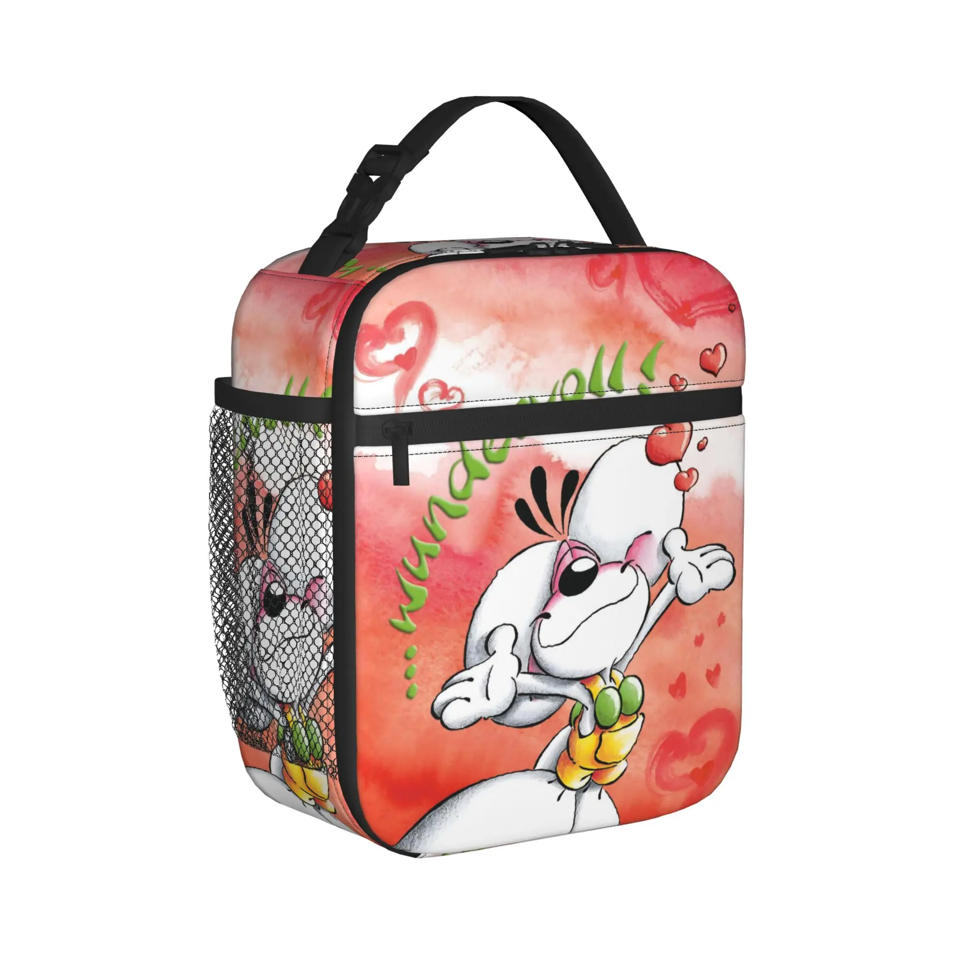 Cute Cartoon D-Diddl Mouse Thermal Insulated Lunch Bag for Picnic  Portable Bento Box Thermal Cooler Lunch Box