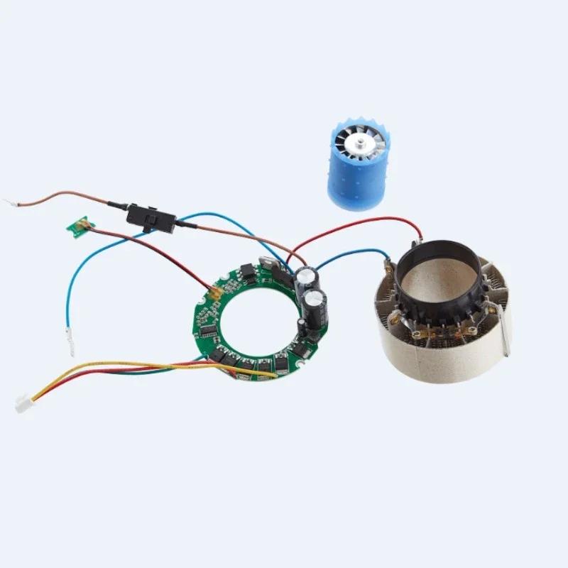 AC110V/220V 110000 RPM Brushless Fan Motor 99W Precision Aluminum Impeller Electric Hair Dryer Ultra High Speed Brushless Motor