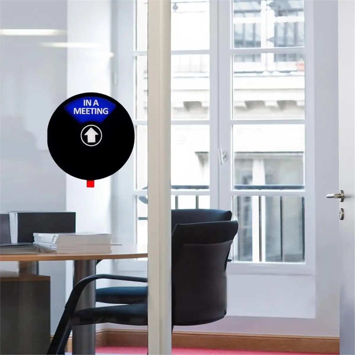 AT16 Privacy Sign for Door, Do Not Disturb, Out of , Please Knock, in A Meeting, Conference Sign for Offices