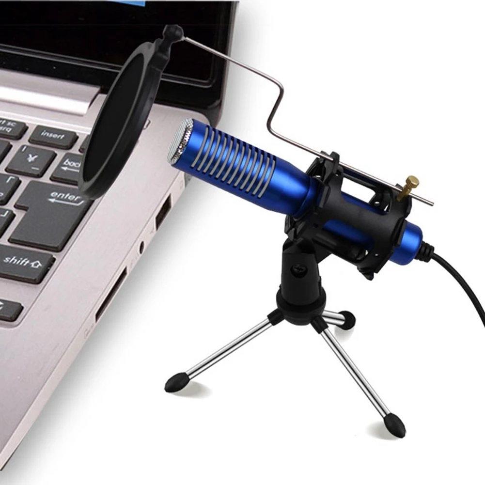 

EEB-fDriver-Free USB Microphone Game Condenser Microphone with Stand for Gaming Conference Computer YouTube