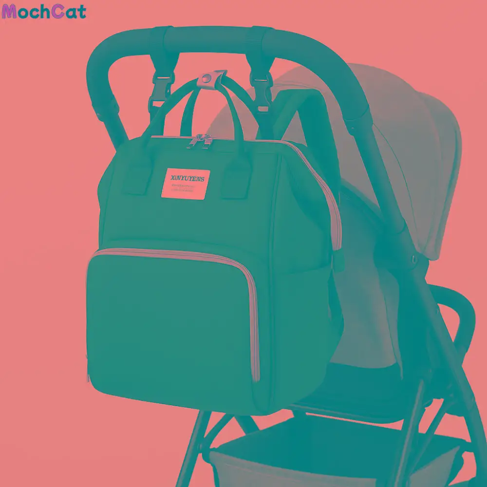 

Многофункциональный рюкзак для мамы, большая вместительная однотонная сумка для детских подгузников, износостойкая сумка на плечо для мамы с защитой от брызг воды