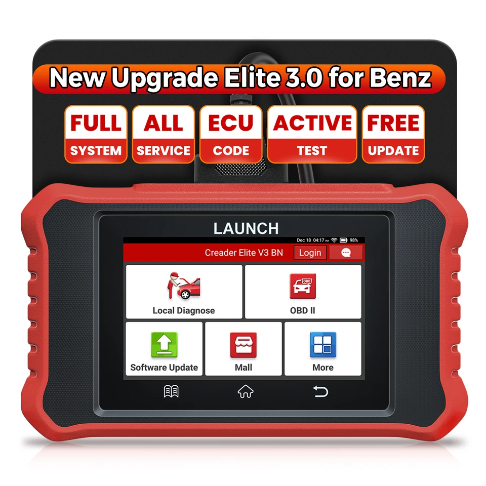 LAUNCH Creader Elite V2.0 メルセデスベンツ診断ツール