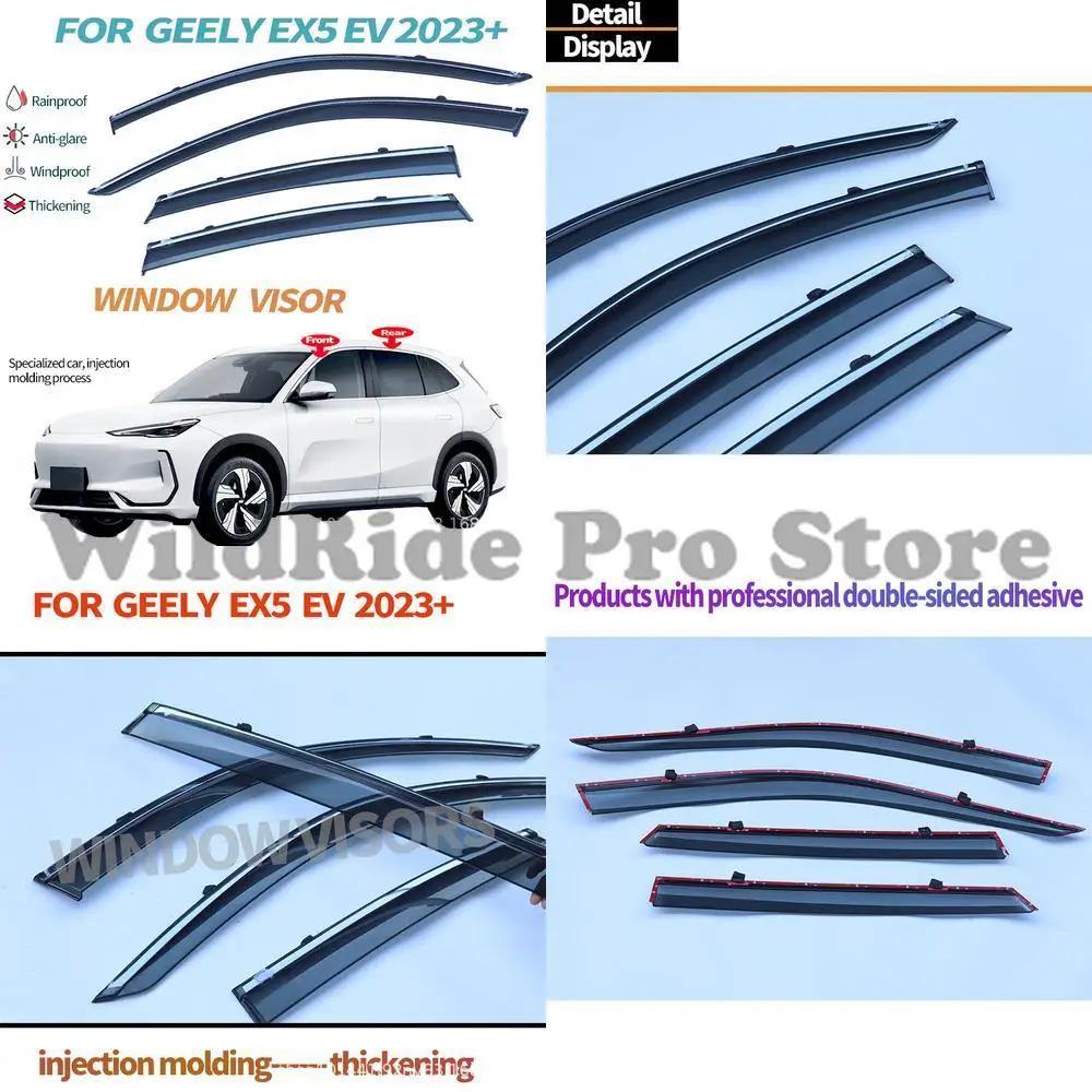 

1 set For Geely EX5 Car Window Rain Visor EX5 EV 2024+ Window Deflector
