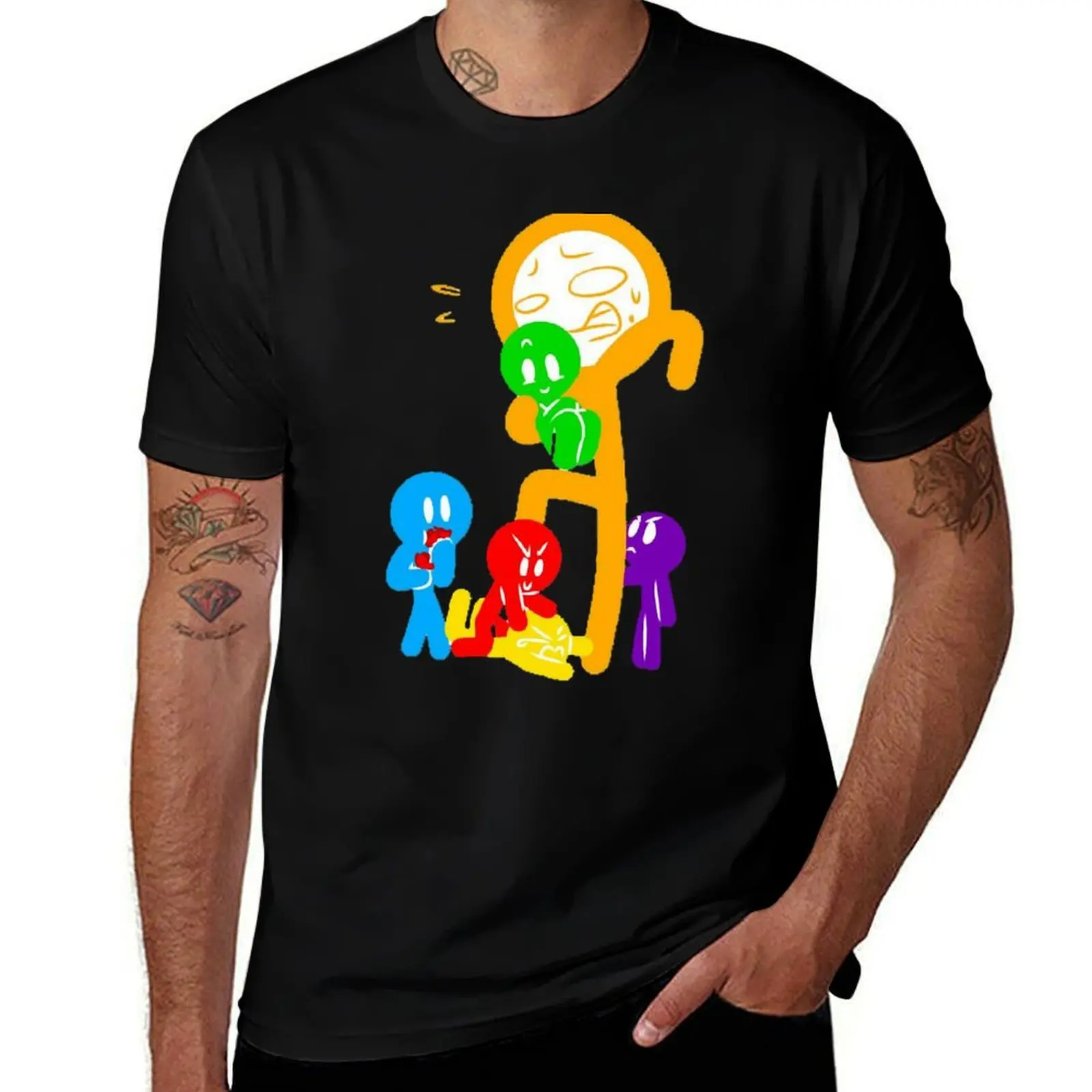 alan becker. T-Shirt Modern Print Casual T-Shirt