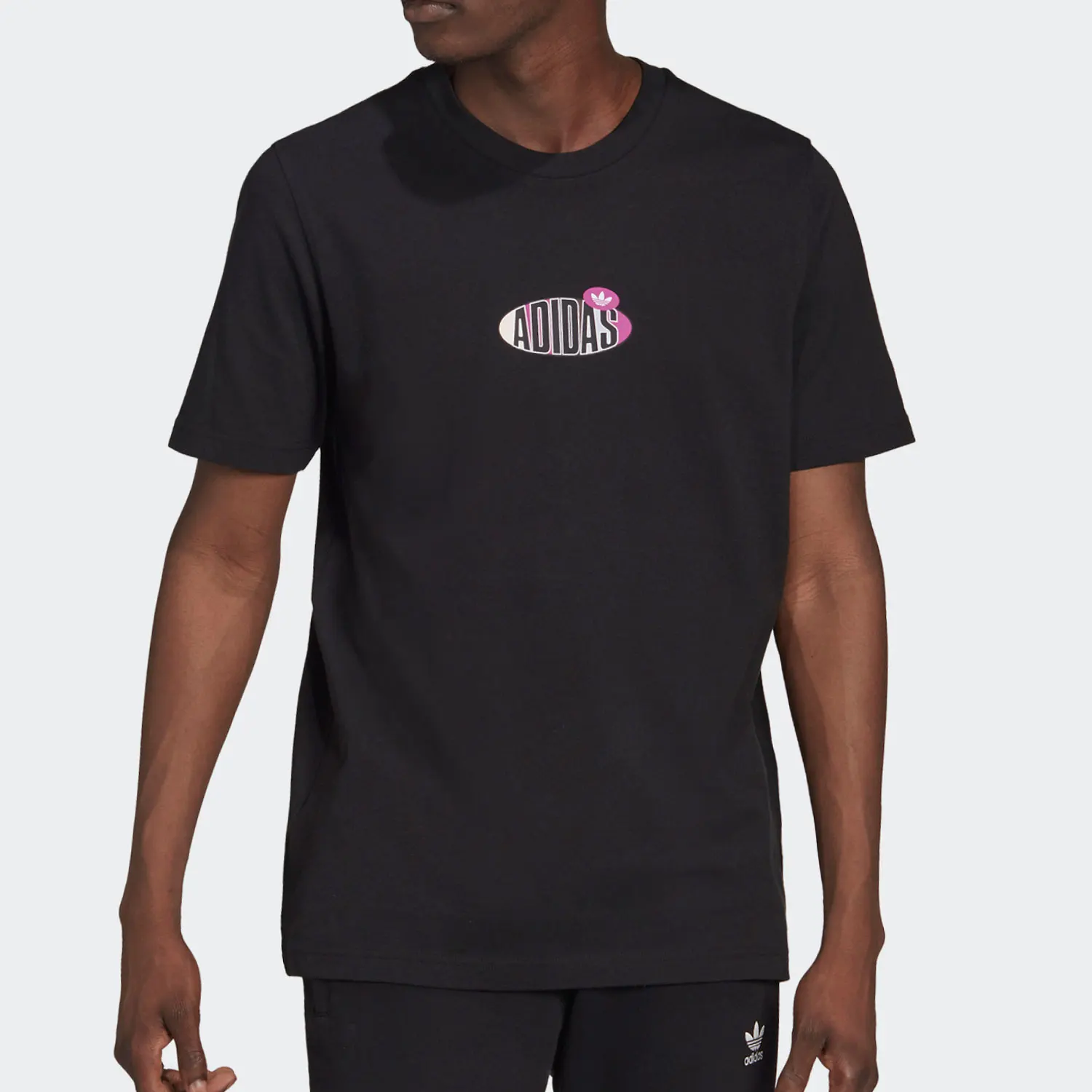 

Мужская спортивная рубашка Adidas Originals Trefoil Leisure с круглым вырезом и короткими рукавами HI5275