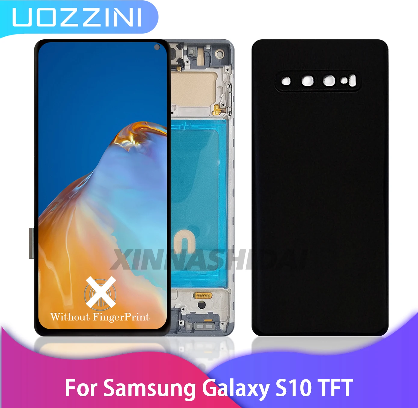 TFT Qualität Für Samsung S10 LCD Display Touch Screen Mit Rahmen Abdeckung Für Samsung Galaxy