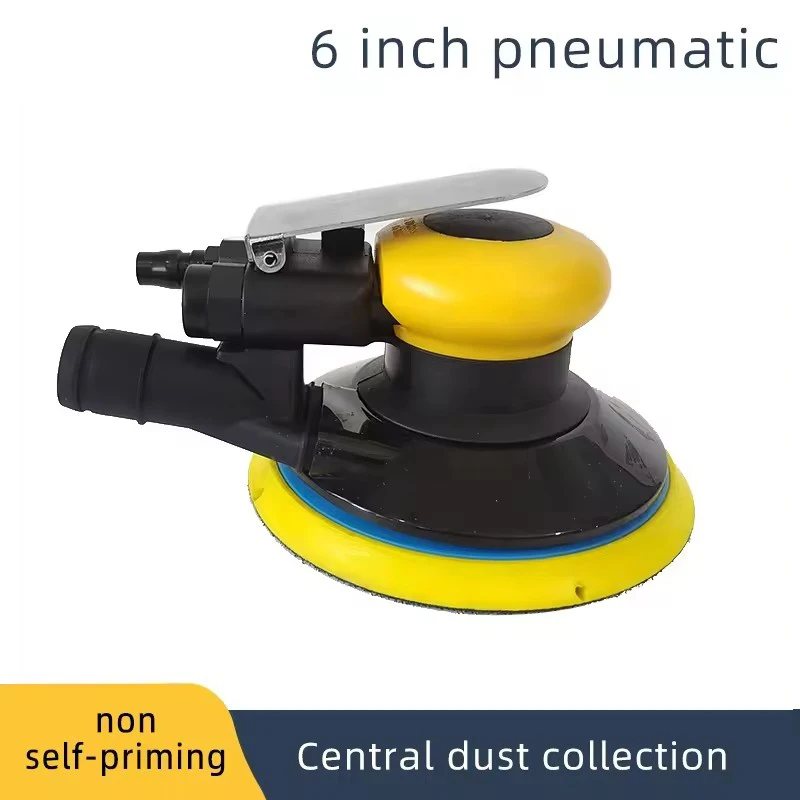 Factory OEM 6 inch 150mm Vibration Dust Free Random Track Sander Polisher Pneumatic Eccentric Sander