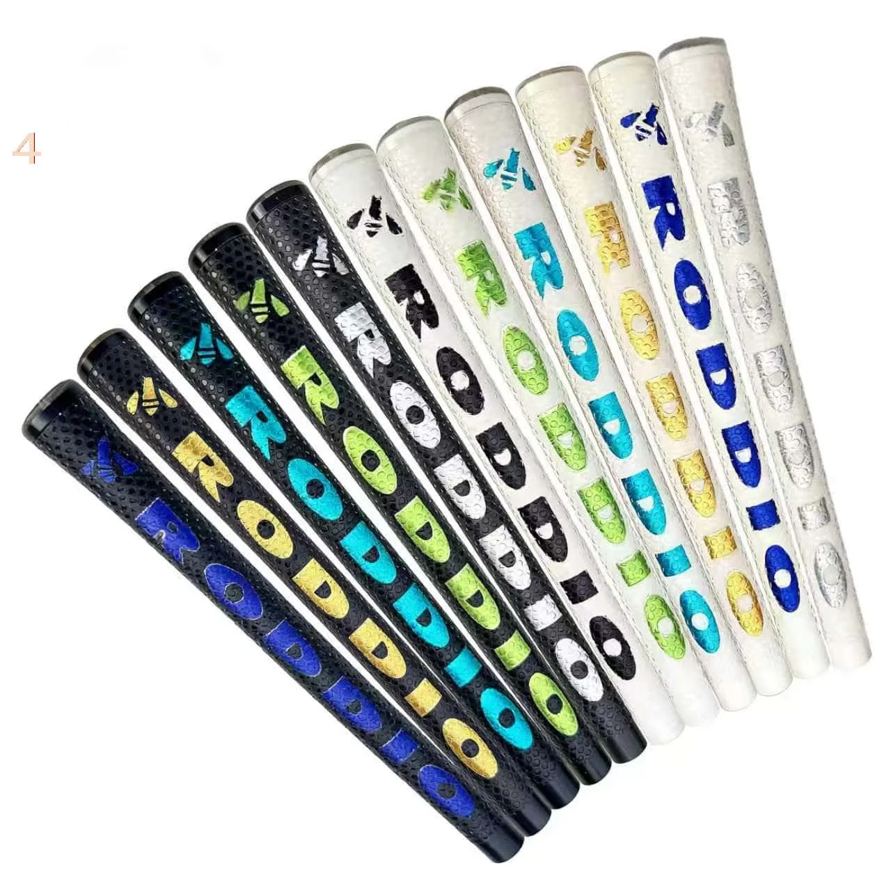 Transparent TPE Golf Grip RODDIO Bee Honeycomb Anti-slip Soft Shock Absorbing Golf Club Grips 8pcs for Driver Iron Wood