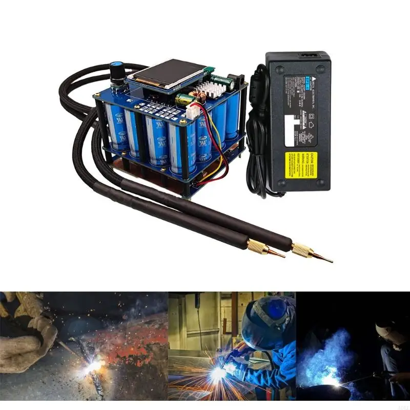 

A0ke Portable DIY -конденсатор импульсный аккумуляторный пакет сварки сварки сварщики сварщики сварщики