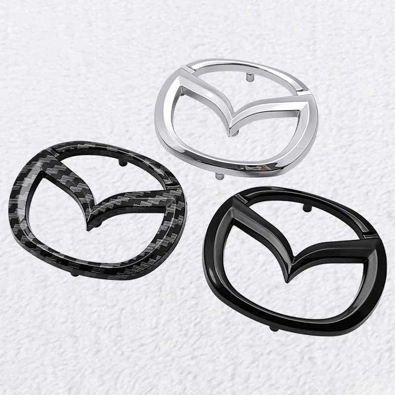 5.6x4.4cm ABS Car Steering Wheel Center Badge for Mazda CX4 CX5 RX7 Atenza Axela 3 2 5 CX3 MX3 MX5 CX9 CX7 RX8 Protege Speed 6