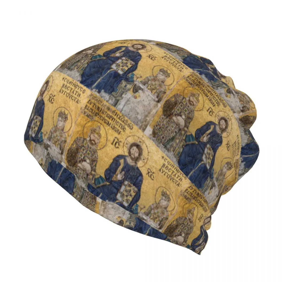 Jesus Christ Pantocrato Mosaic In Hagia Sophia, Istanbul Bandana Neck Cover Mask Scarf Multifunction Cycling Scarf Beanies Hat