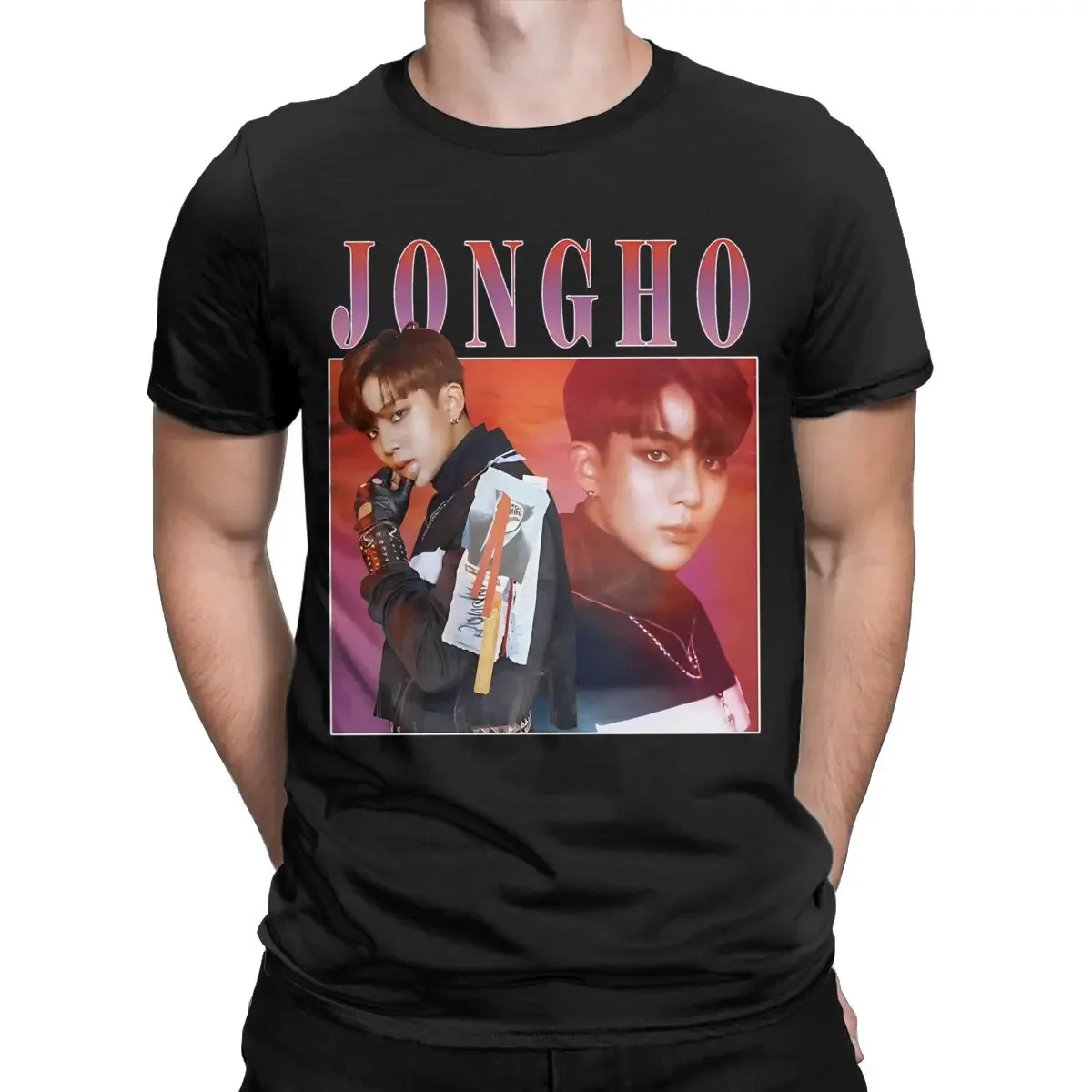 ATEEZ Band Jongho Bootleg Apparel Shirts Men Women Korean Kpop Casual Pure Cotton Unique Tee